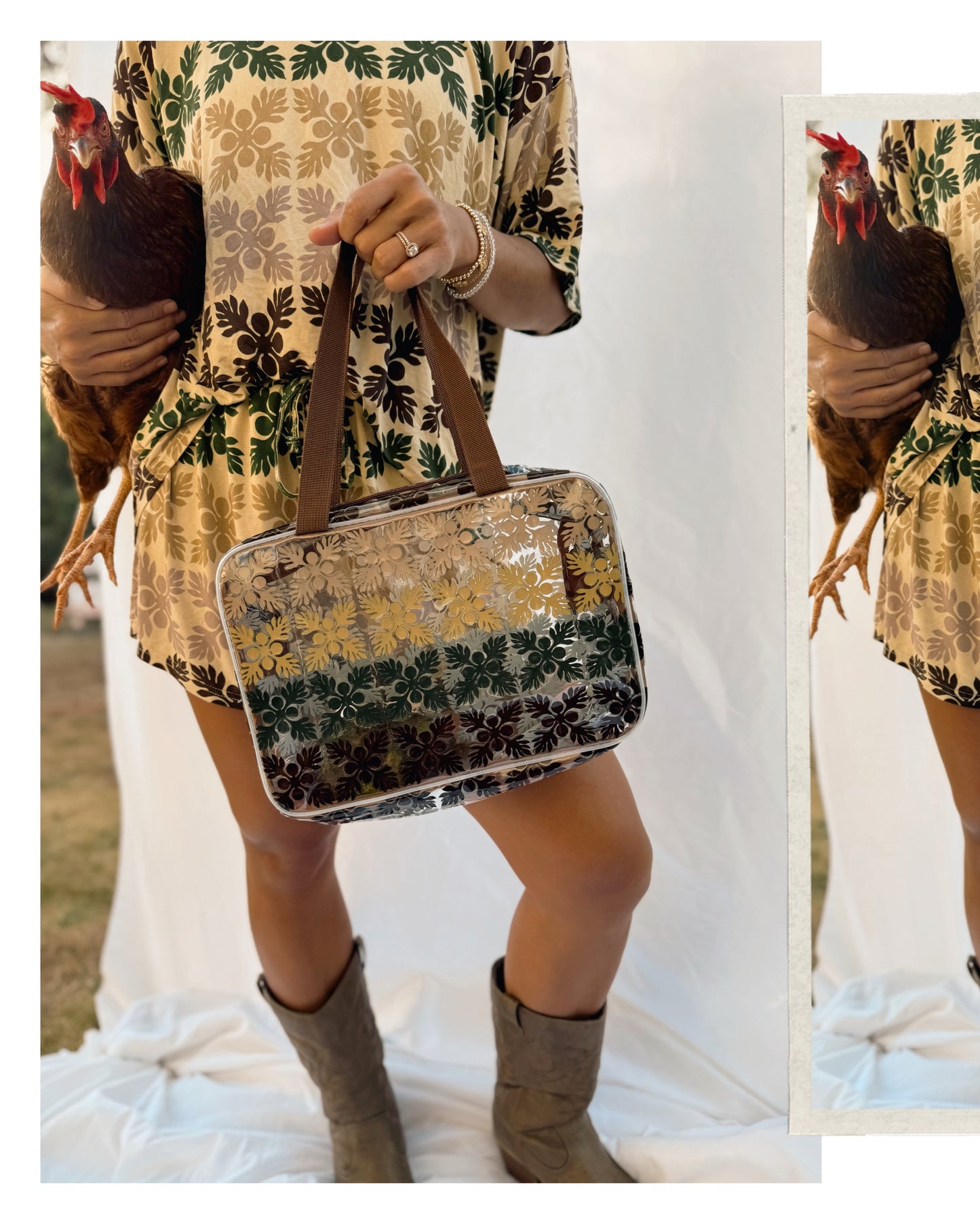 Clear Camo bag