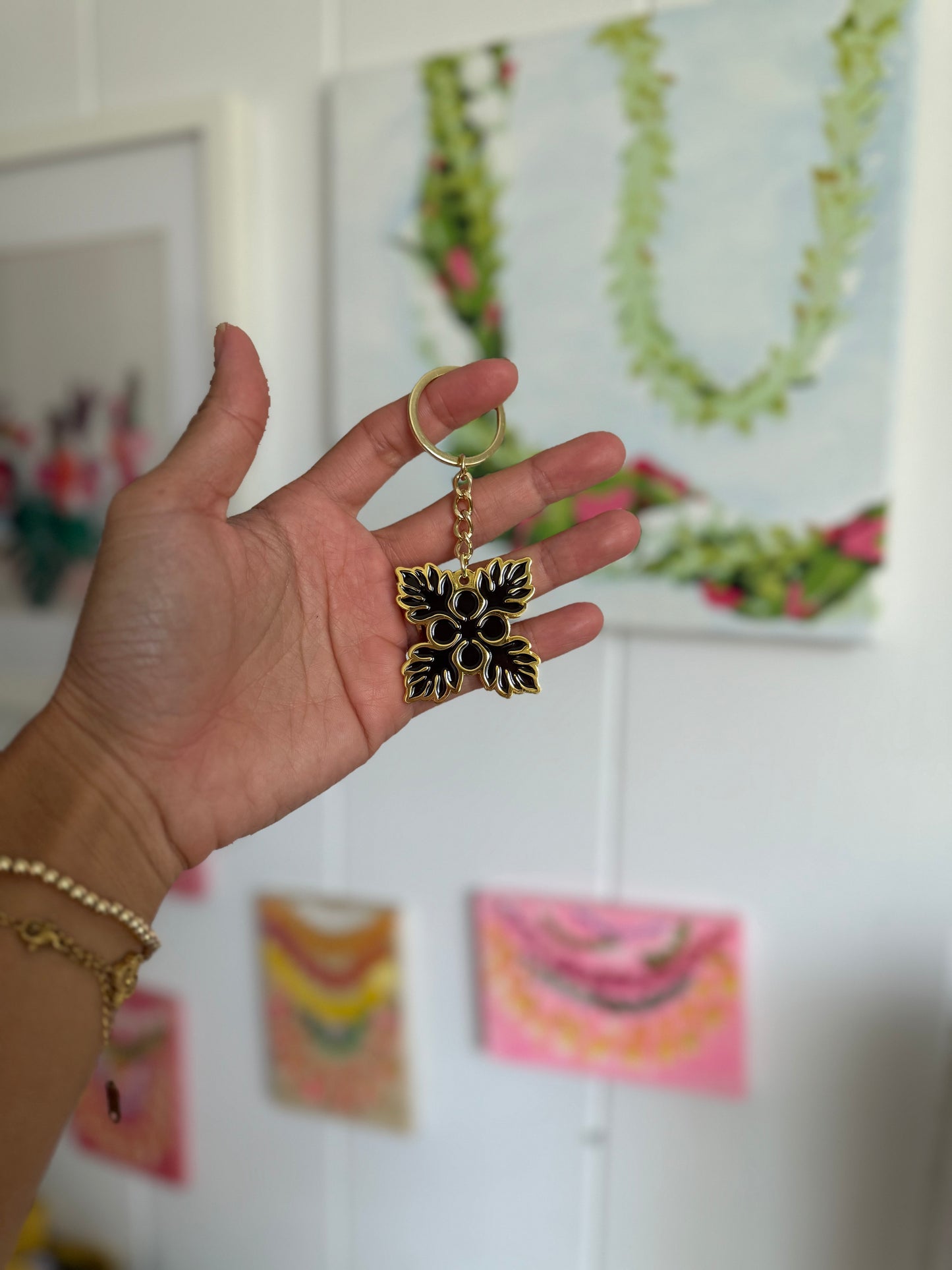 Brown Kuiki Keychain