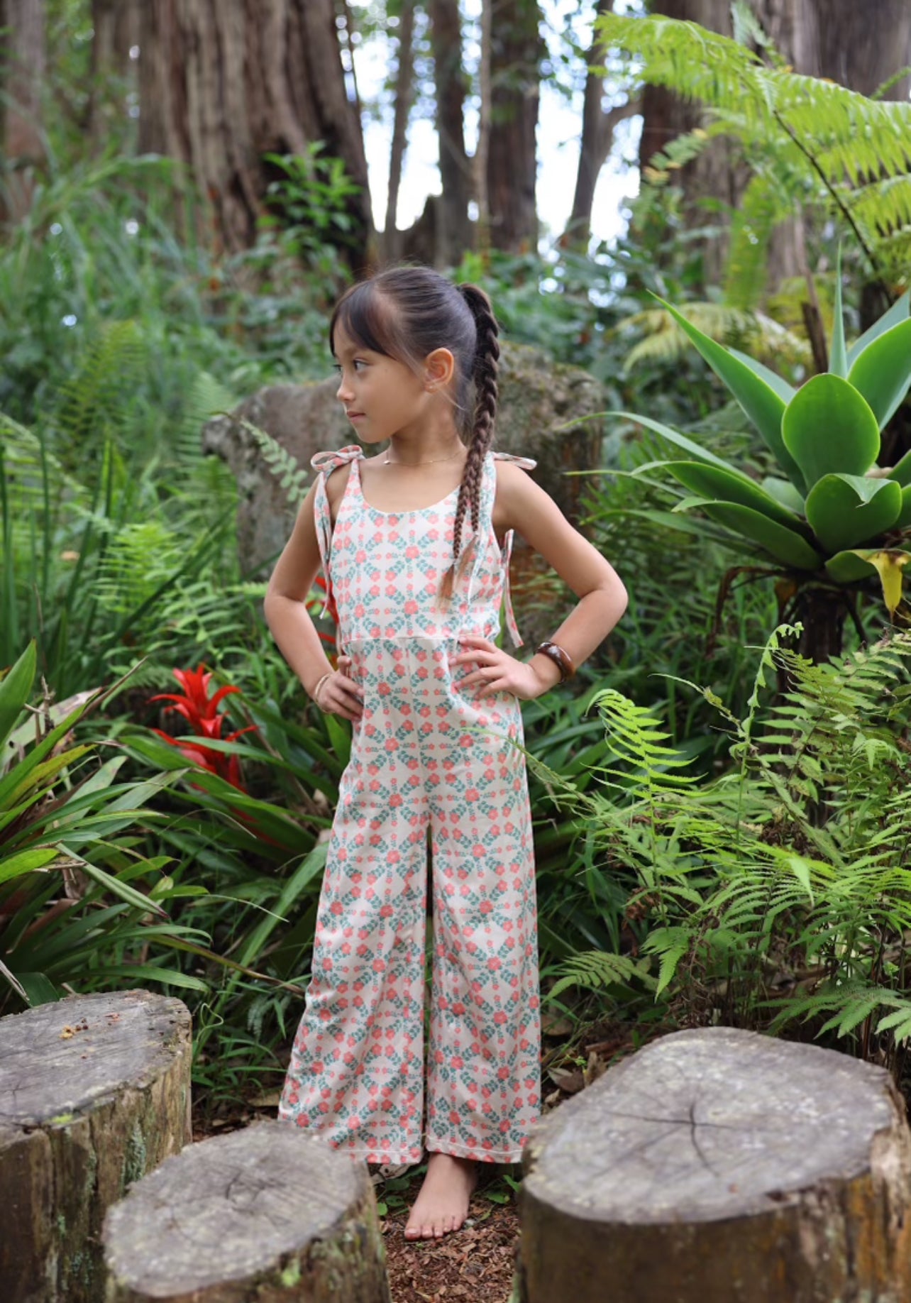 RW Fash Collab Hibiscus Keiki Jumpsuit