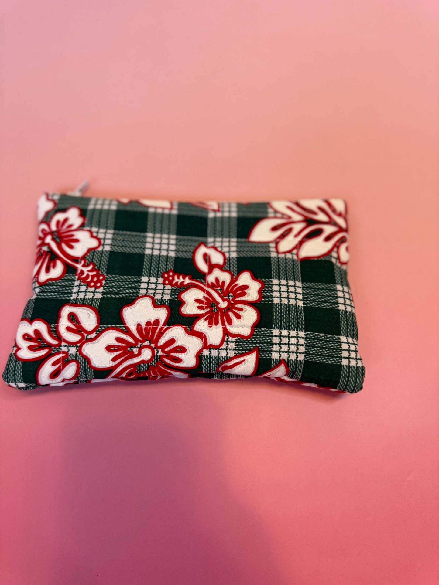 Green & red mini pouch