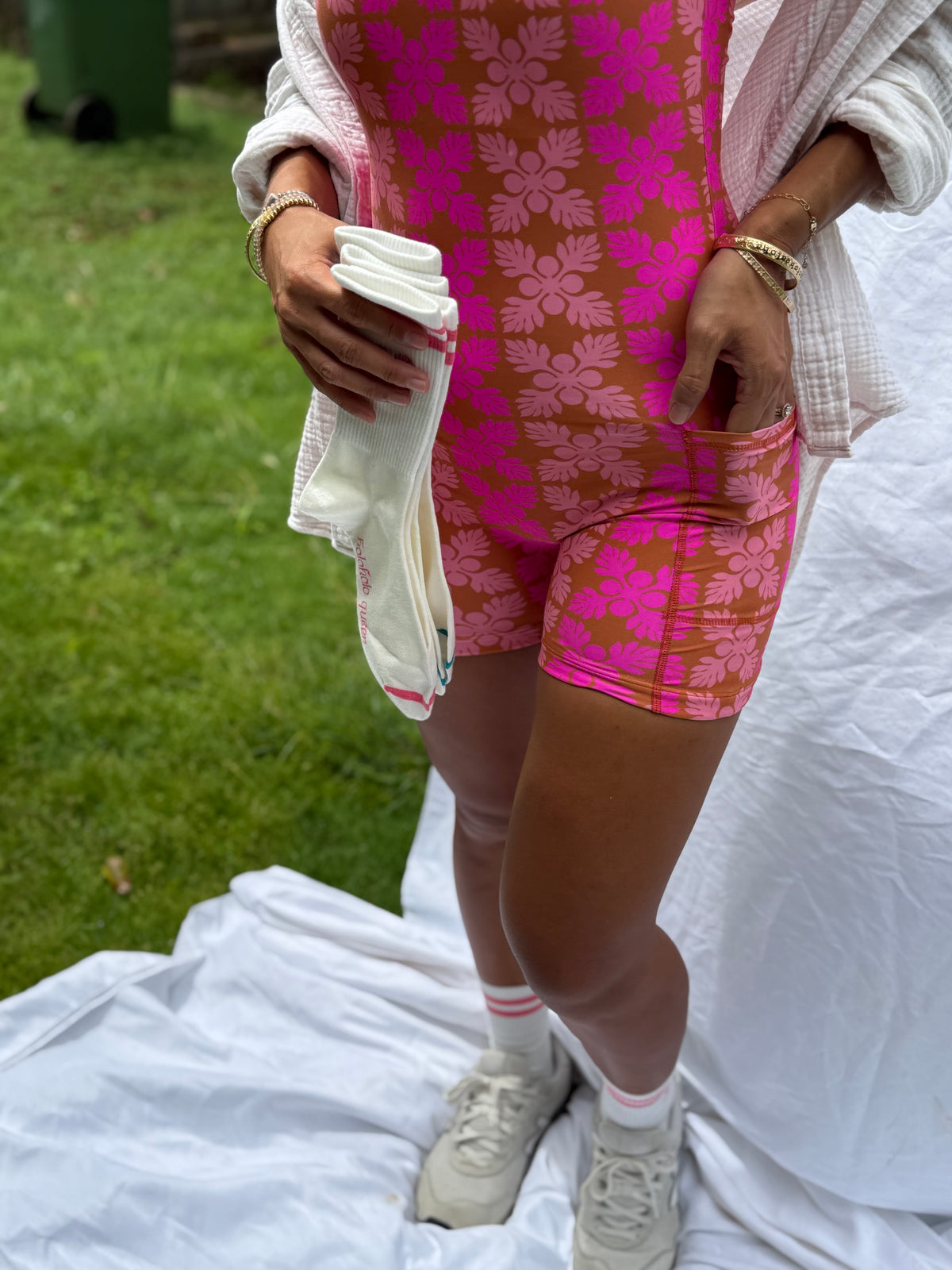 Active Romper Pink Kuiki