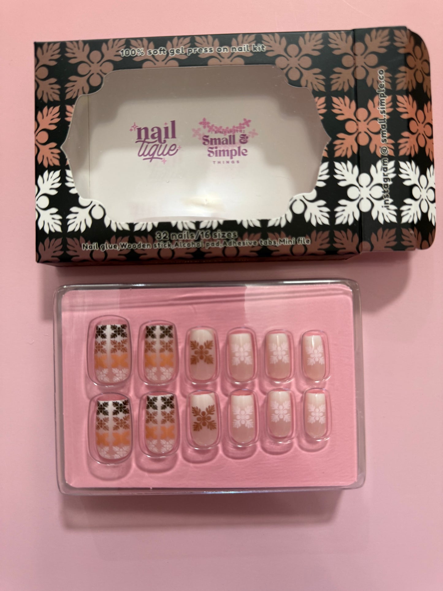 Square tip nails