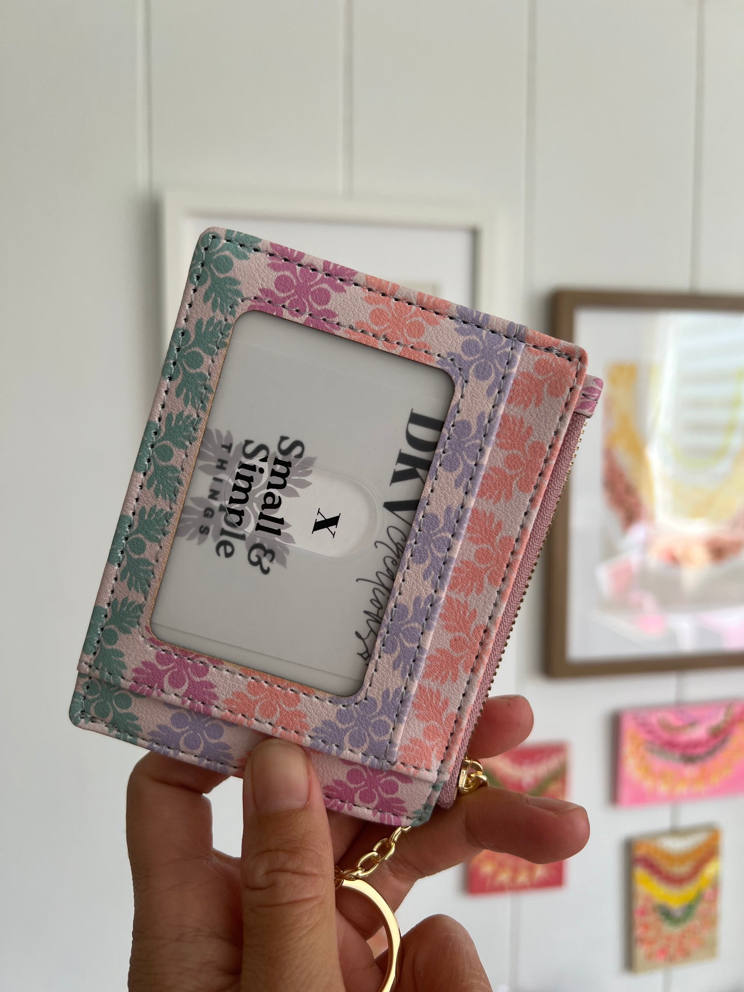 Wallet spring kuiki print