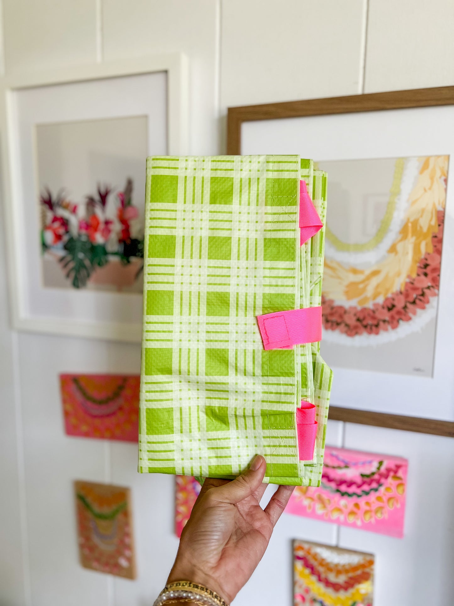 Neon green palaka Bombucha