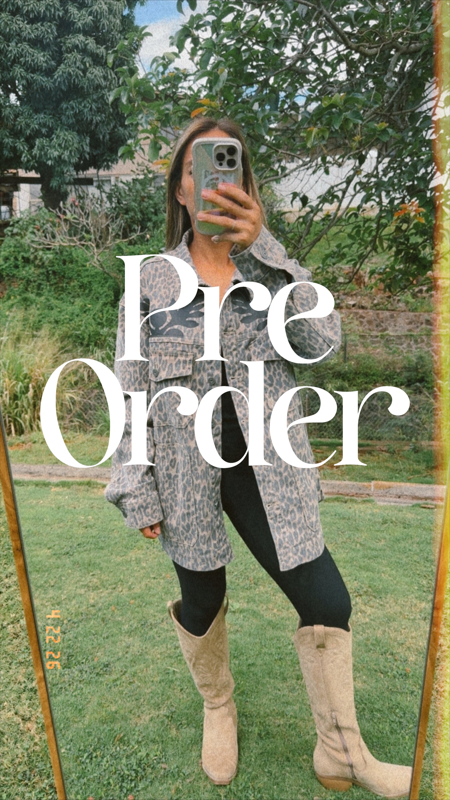 PREORDER Leopard kuiki jacket