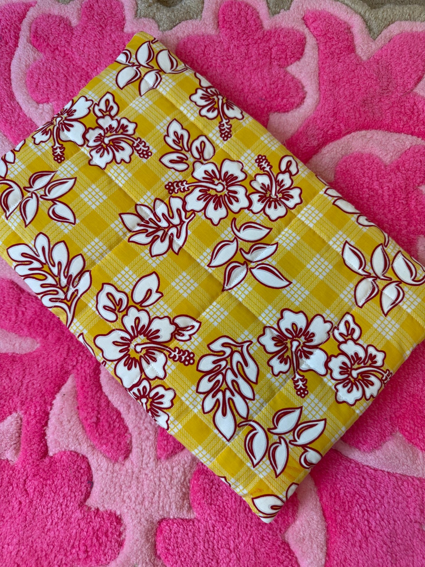 Yellow & red pouch