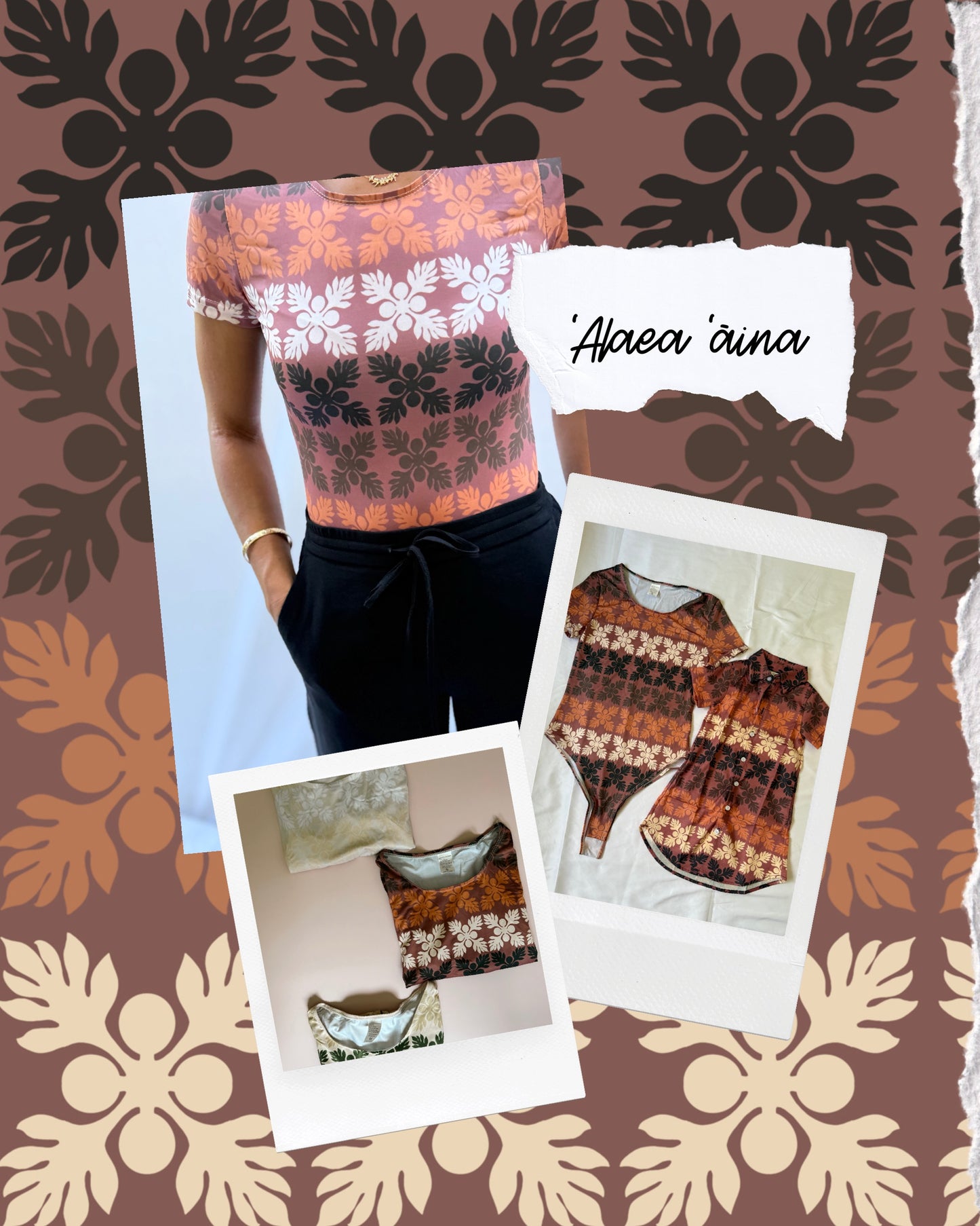 ‘Alaea ‘āina bodysuit