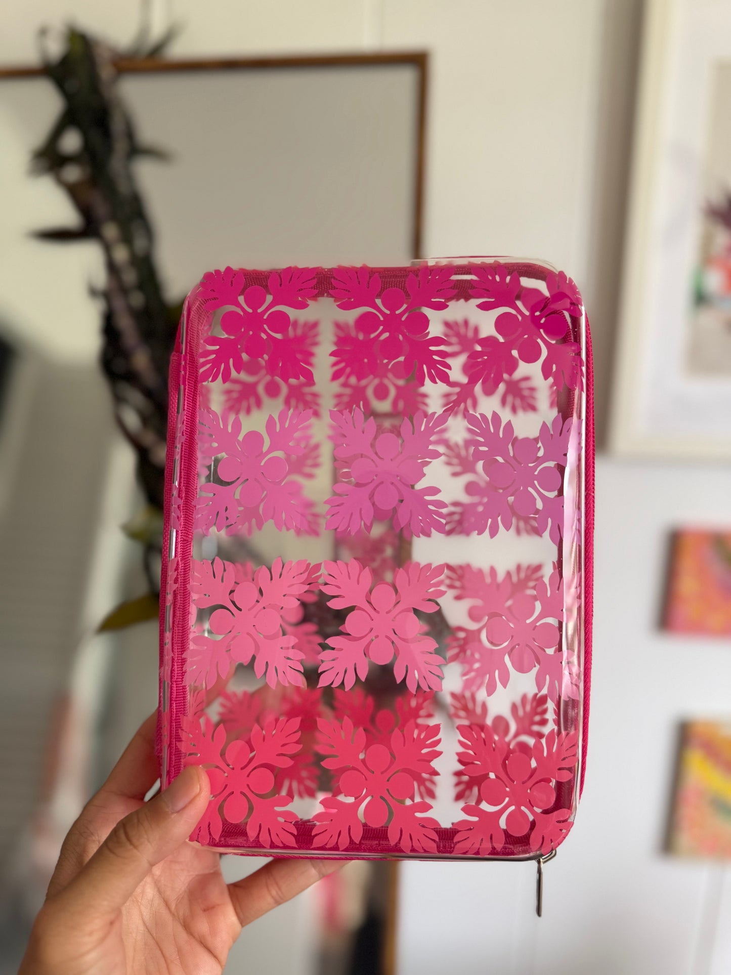 Pink organizer