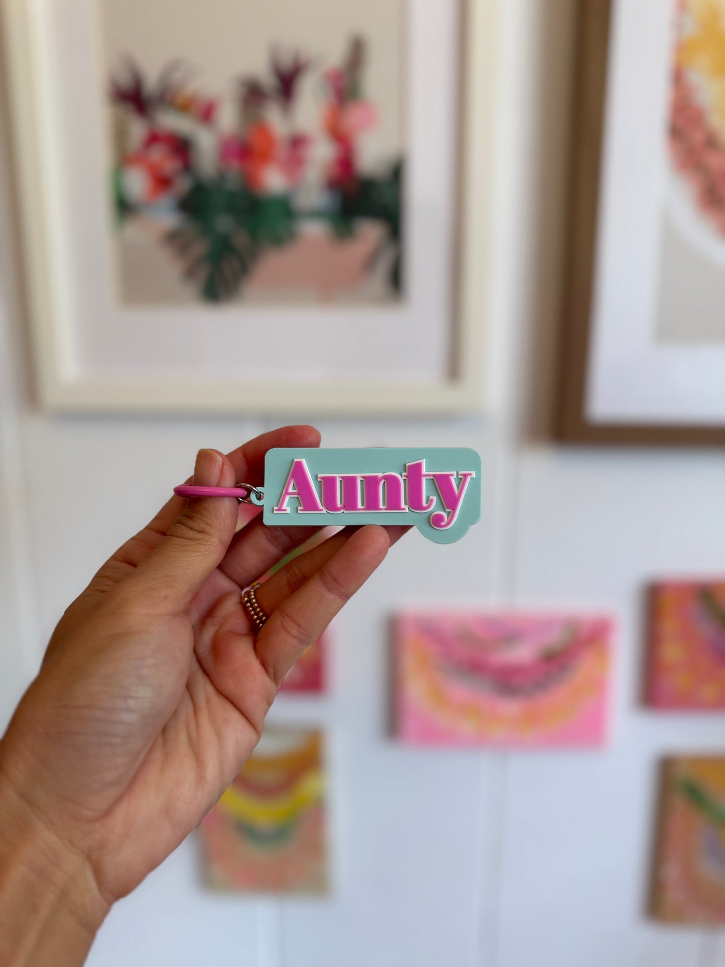 Aunty keychain