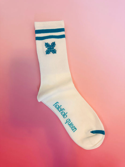 Teal Kuiki socks