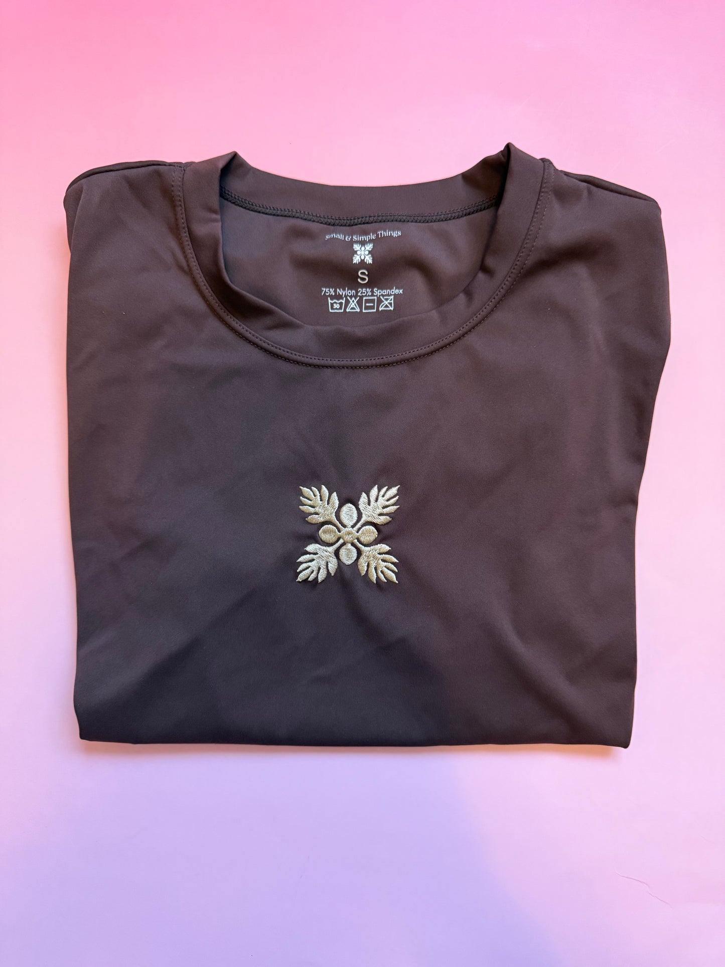 PREORDER Brown kuiki fitted tee
