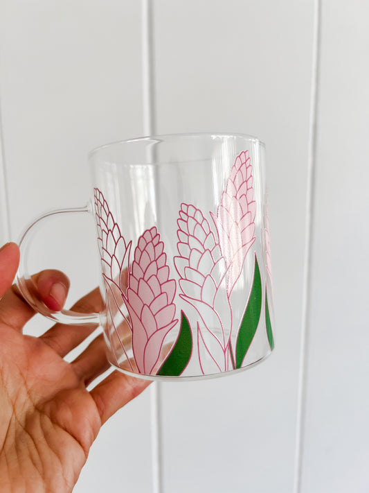 Pink ginger mug