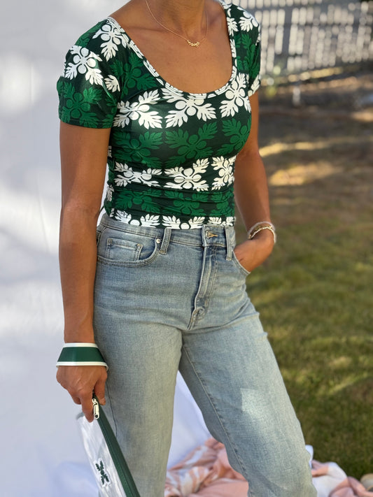 Green Kuiki Top