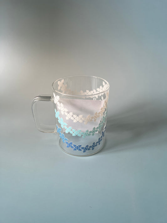 Blue kuiki lei clear mug