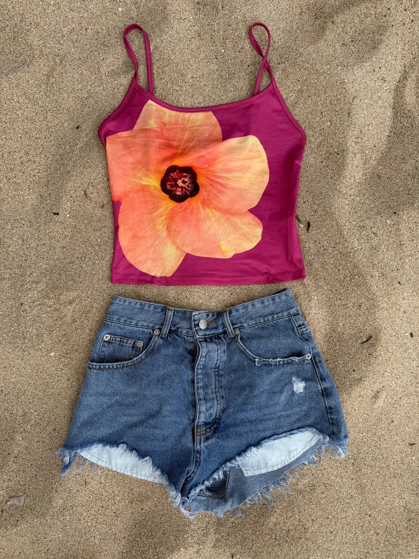 Hau spaghetti strap top