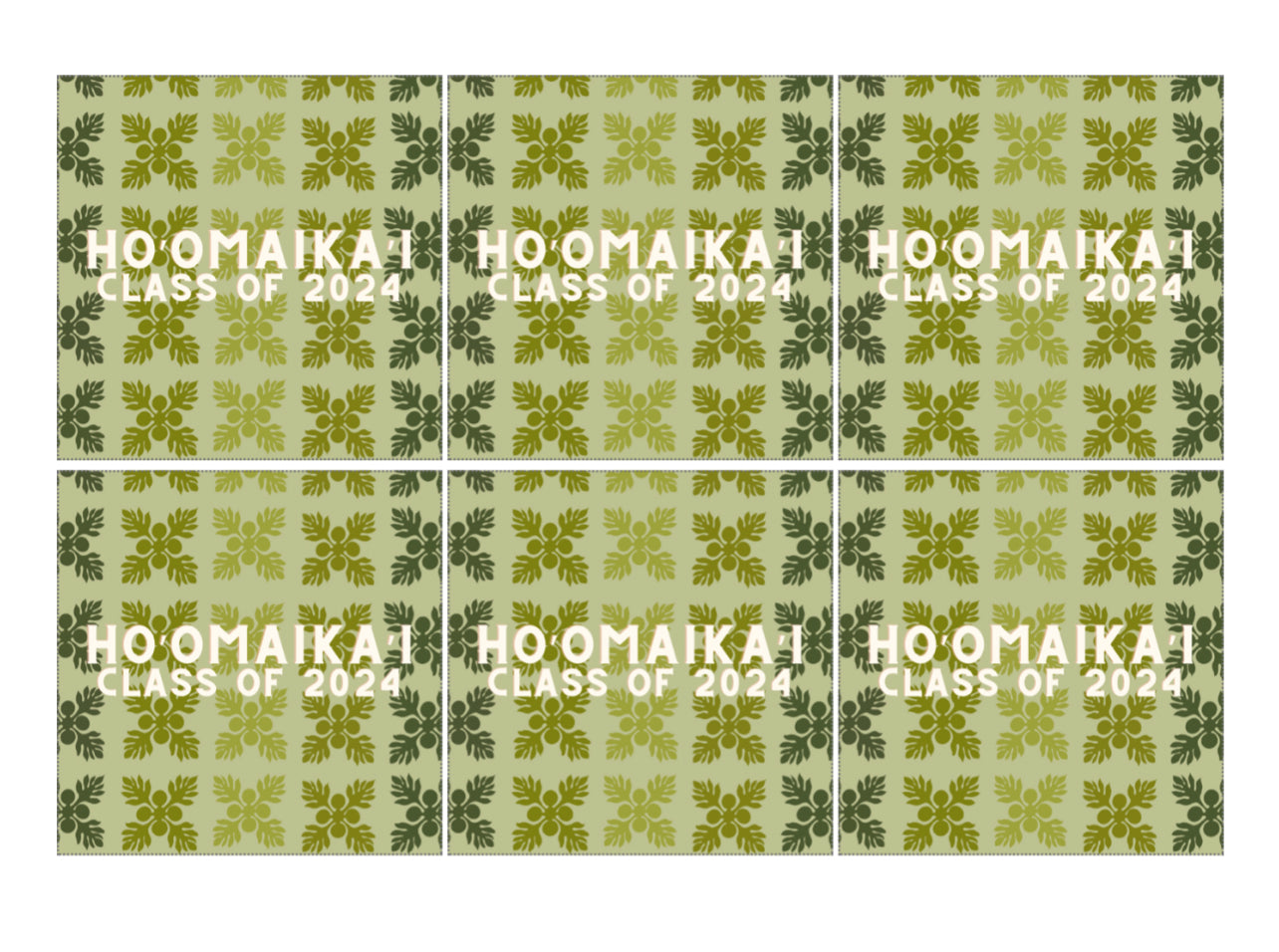 Hoomaikai card tag