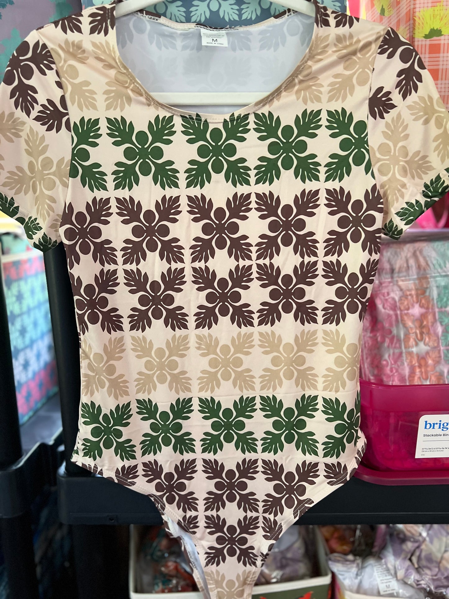 Camo kuiki bodysuit