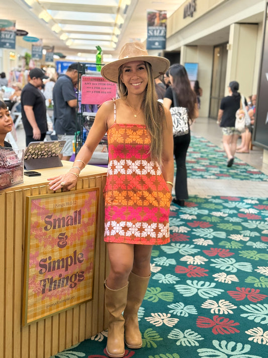 Spaghetti strap dress