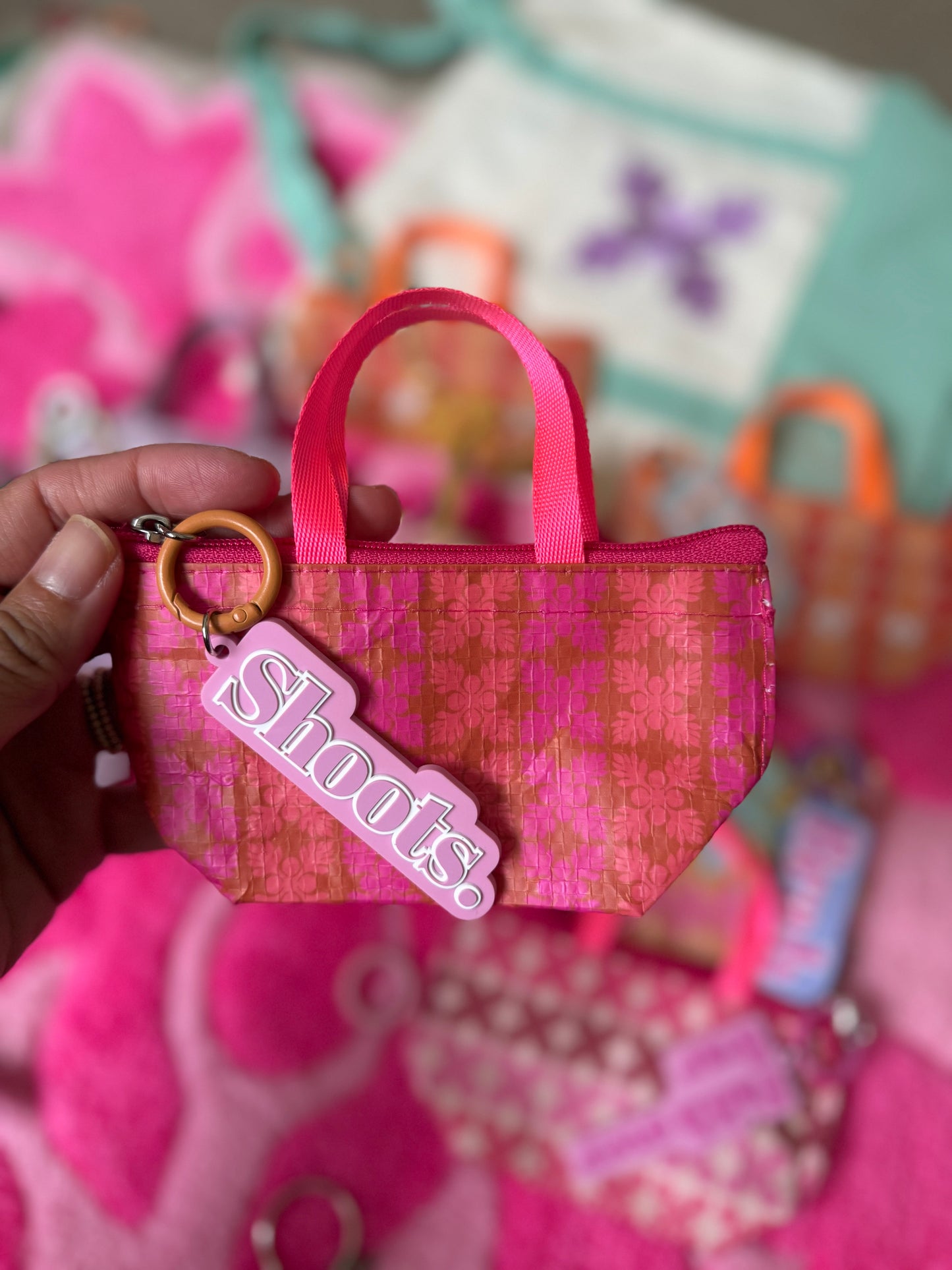 Orange + pink kuiki bitty bucha