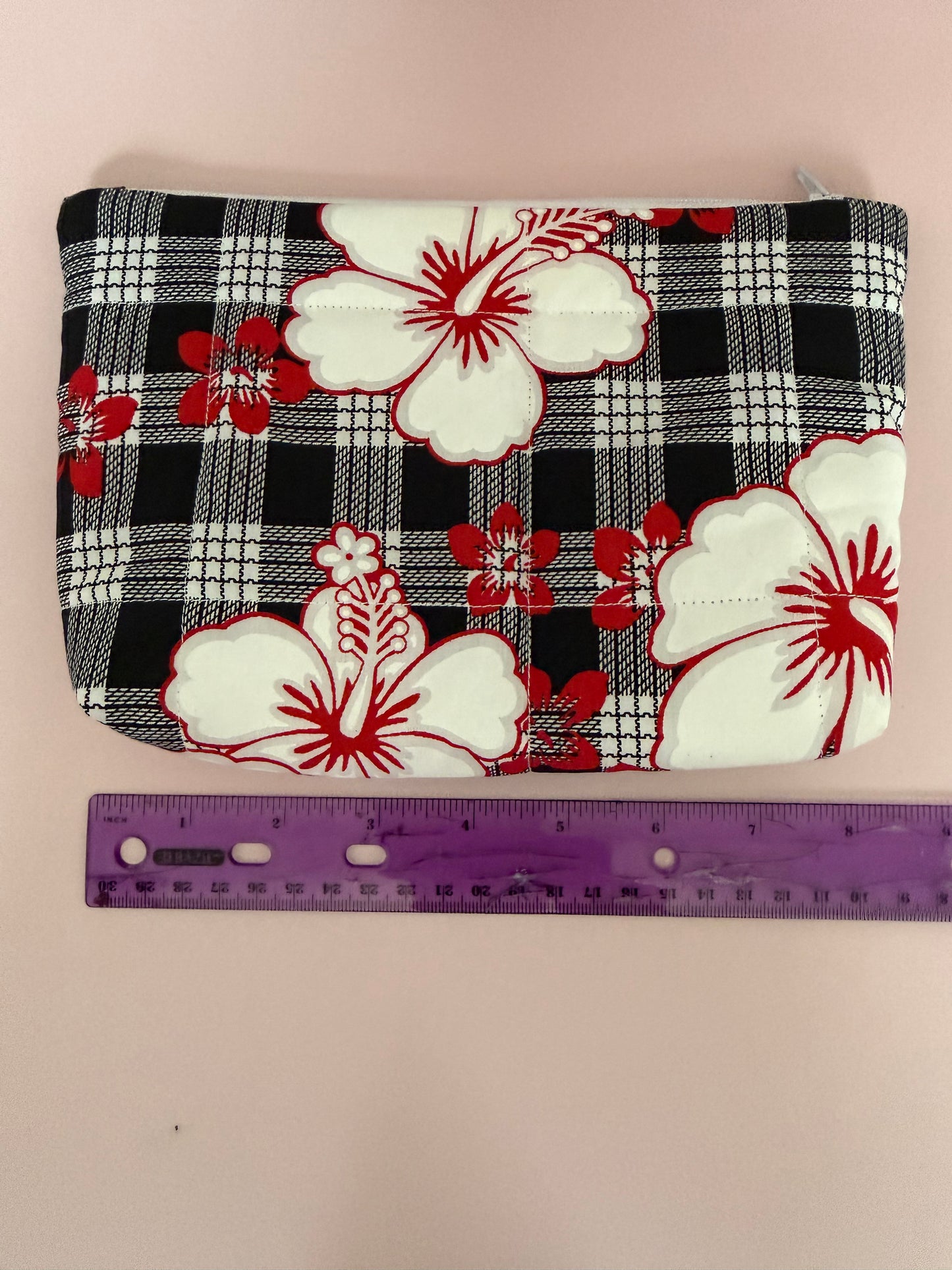 Black mini quilt pouch