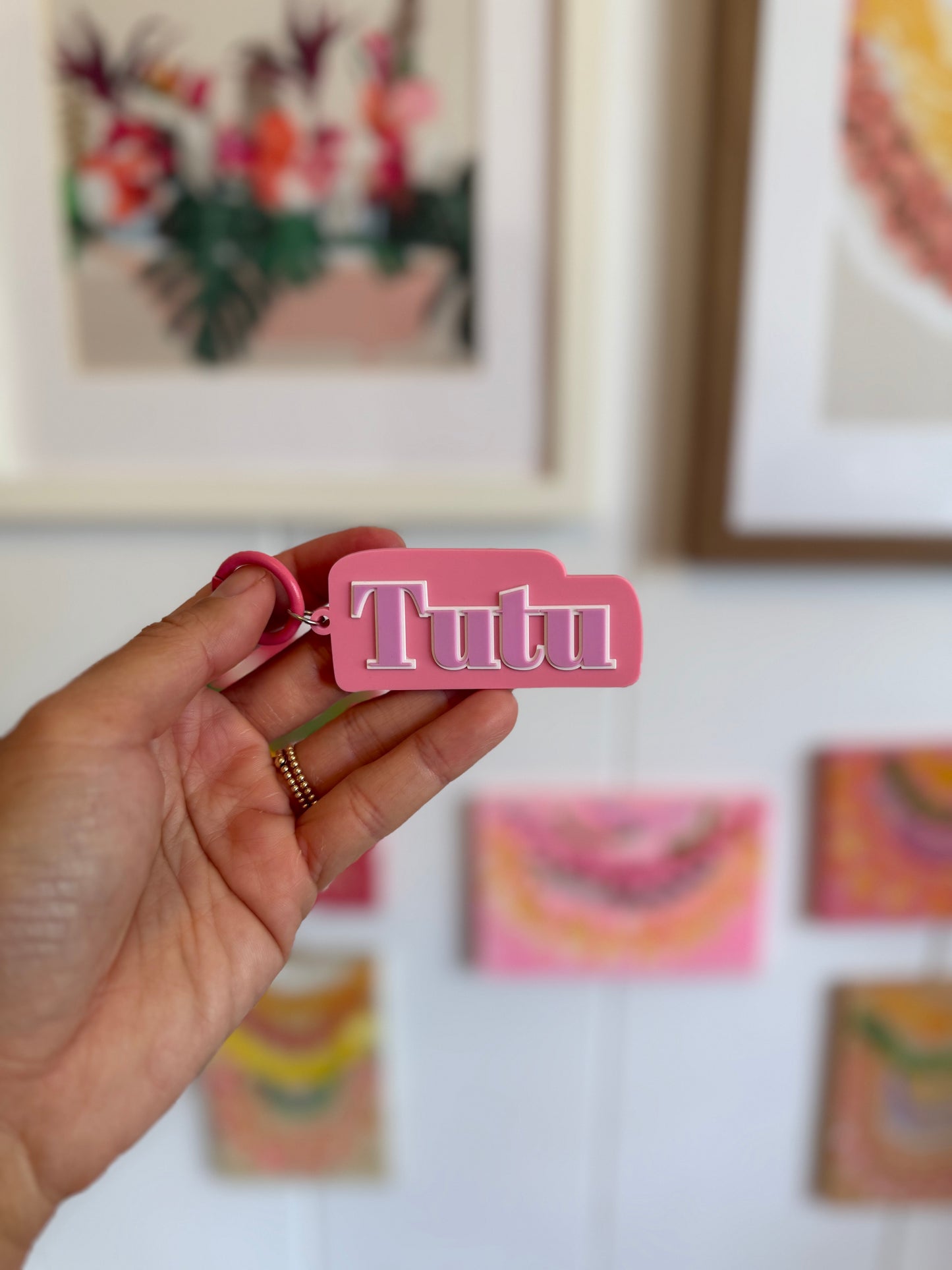 Tutu keychain