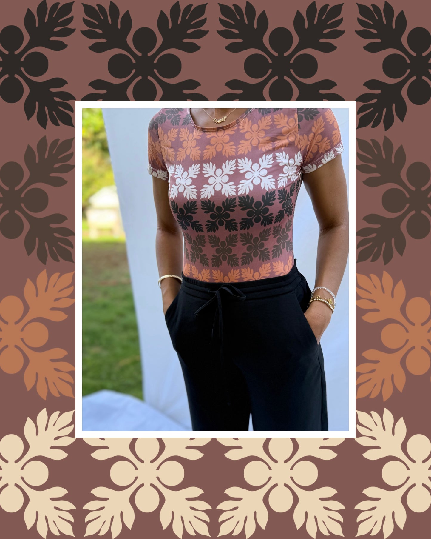 ‘Alaea ‘āina bodysuit