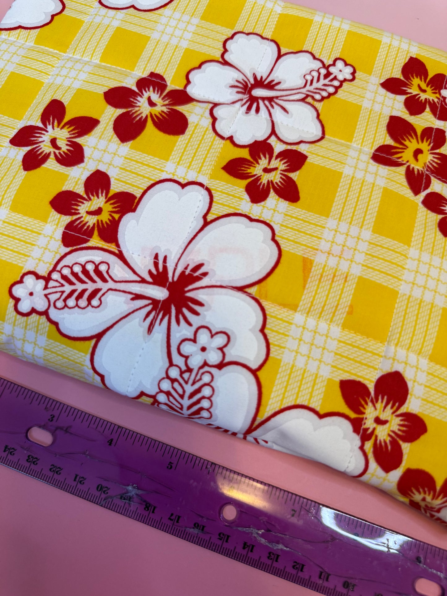 Yellow & red pouch (medium)