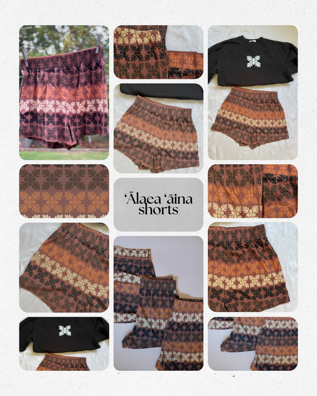 ‘Alaea ‘āina shorts