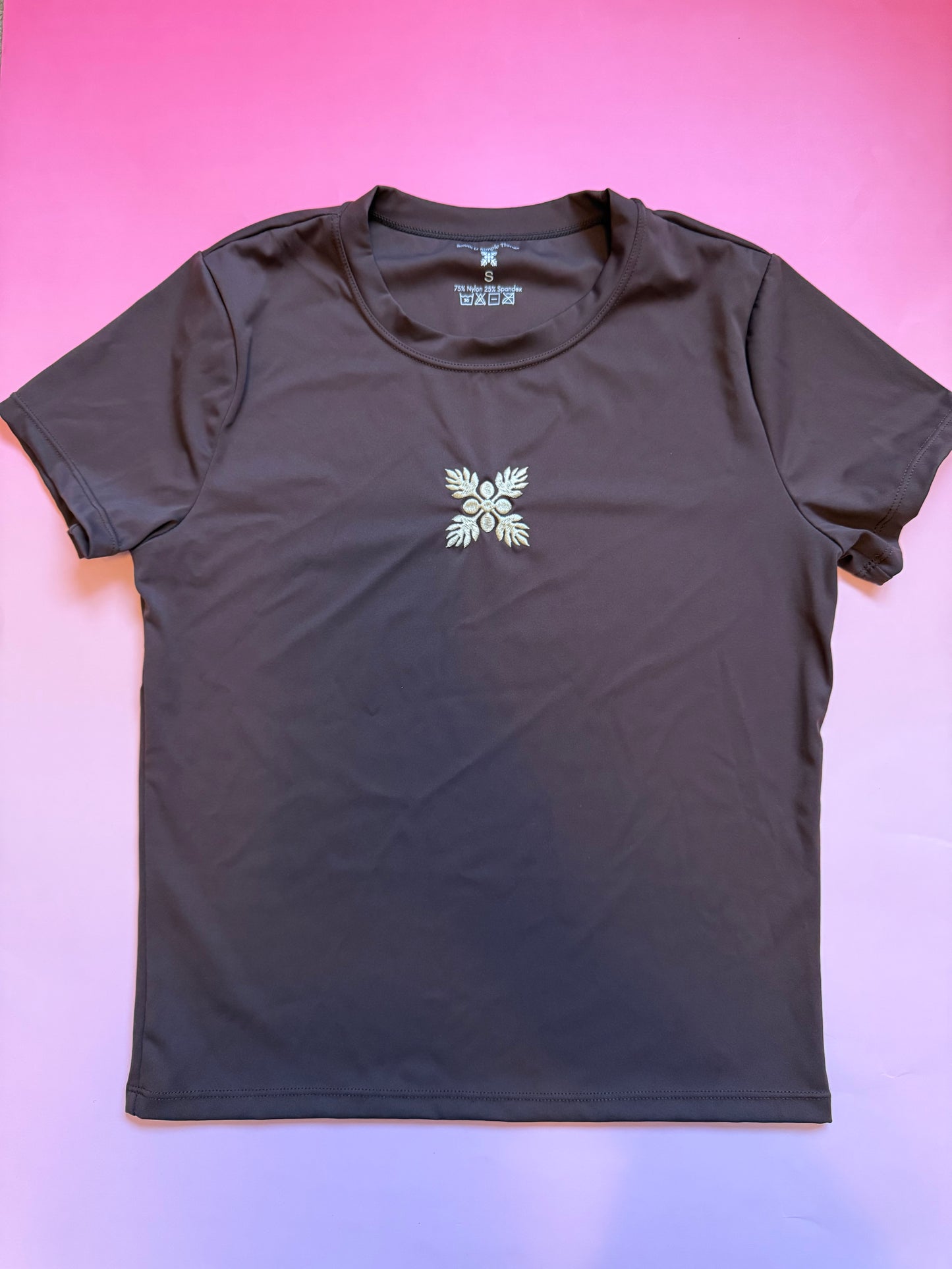 PREORDER Brown kuiki fitted tee