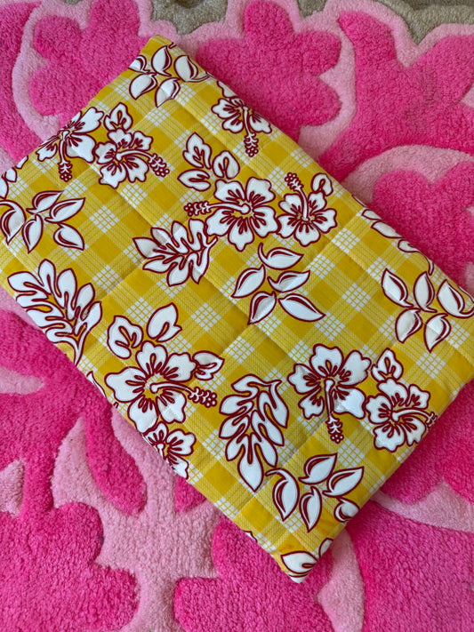 Yellow & red pouch